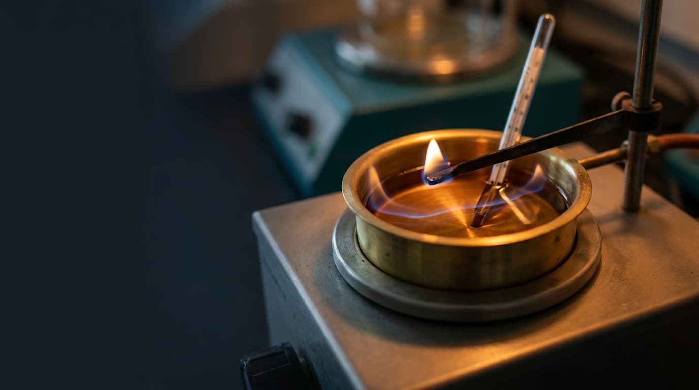 Flammepunkt og den mindre brandfarlige estertransformer